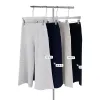 The classic black eight-inch magic pants are in light gray, navy blue and beige, with a high waist that makes them look slimmer and versatile Item Picture